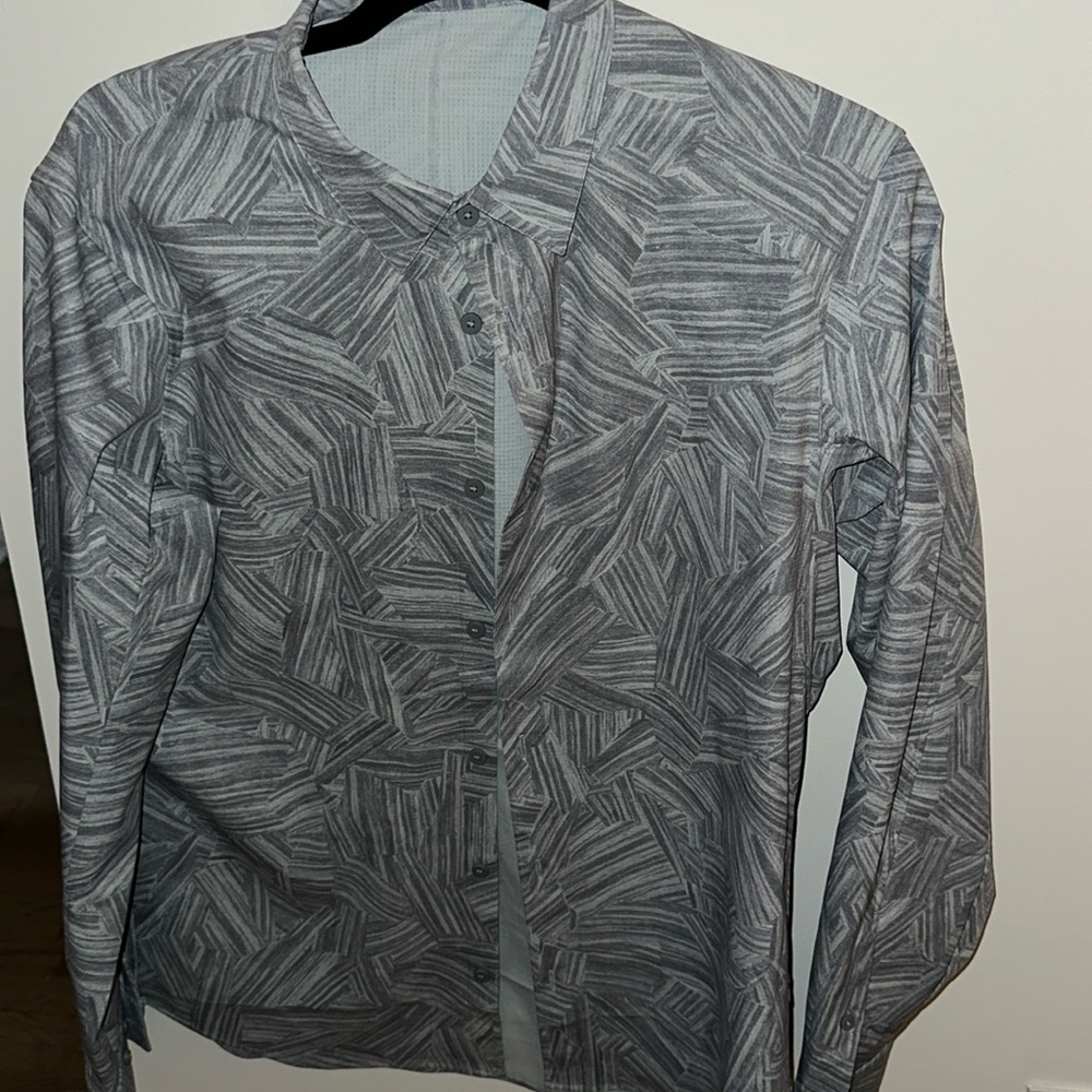 Lululemon long sleeve button down